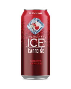 Talking Rain Sparkling Ice 16 Oz. Water + Caffeine, Cherry Vanilla