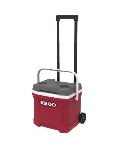 Igloo Latitude 16 Qt. 2-Wheeled Cooler, Red