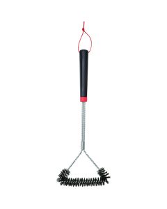 Weber 18 In. Stainless Steel Bristles 3-Sided Grill Cleaning Brush