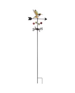 Regal Art & Gift Ruby Throated Hummingbird Weathervane Stake