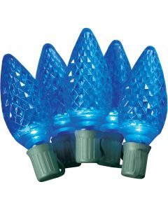 J Hofert Blue 25-Bulb C9 LED Light Set