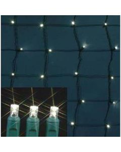 J Hofert Clear 70-Bulb M5 Twinkle LED 4 Ft. x 4 Ft. Net Light Set