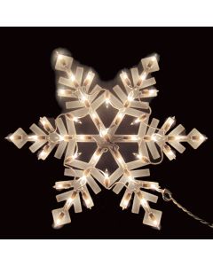 J Hofert 15-1/2 In. Incandescent Lighted Snowflake