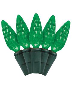 J Hofert Green 210-Bulb C6 LED Light Set