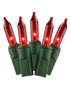 J Hofert Red 150-Bulb Heavy-Duty Mini Incandescent Light Set