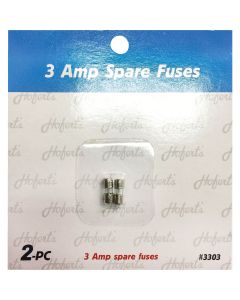 J Hofert 3A Glass Christmas Light Set Fuses (2-Pack)