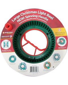 Simple Living Solutions Large Green Plastic Light Set Storage Reel