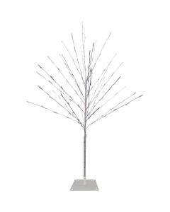 Alpine 5 Ft. 150-Bulb Cool White Twinkling LED Prelit Artificial Christmas Tree