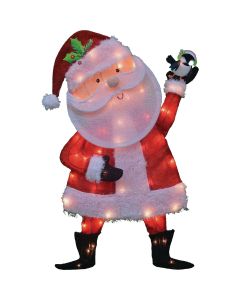 Candy Cane Lane 32 In. Incandescent Santa