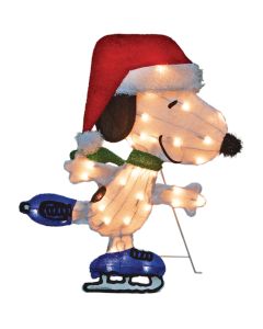 Product Works Peanuts 24 In. Incandescent Skating Snoopy Holiday Figure