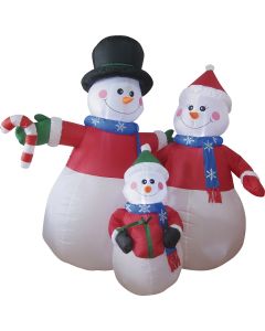 Brite Star 6 Ft. Snowman Family Airblown Inflatable