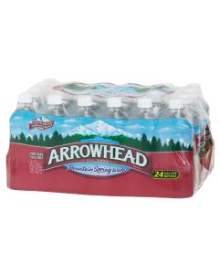 Arrowhead 0.5 Liter Bottled Spring Water (24-Pack)