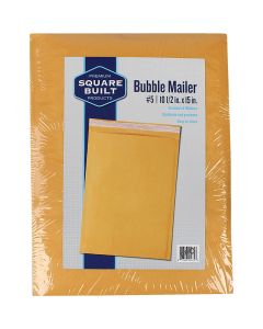 Square Built 10.5 In. x 15 In. #5 Bubble Mailer (5-Pack)