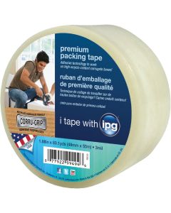 IPG 1.88 In. X 60.1 Yd. Premium Clear Packing Tape