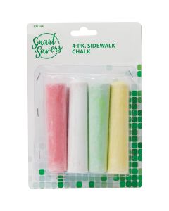 Smart Savers Sidewalk Chalk (4-Count)