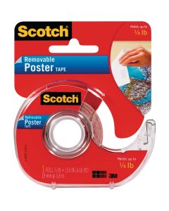 3M Scotch 3/4 In. W. x 150 In. L. Clear Removable Double-Sided Poster Mounting Tape