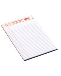 Staples 5 In. W. x 8 In. H. 50-Sheet White Top Bound Legal Pad (12-Pack)