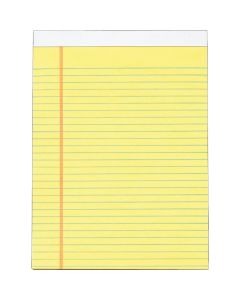 Staples 8-1/2 In. W. x 11 In. H. 50-Sheet Yellow Top Bound Legal Pad (12-Pack)