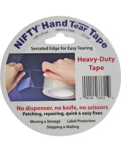 Nifty 2 In. x 55 Yd. Clear Hand Tear Sealing Tape