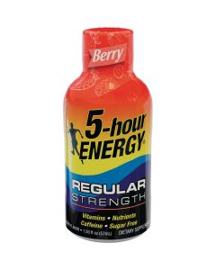 5-hour ENERGY Shot, Regular Strength, Berry, 1.93 oz