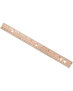 Westcott 12 In. Wood Ruler