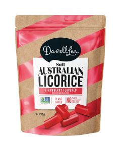 Darrell Lea Strawberry Flavor 7 Oz. Soft Australian Liquorice