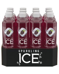 Talking Rain Sparkling Ice 17 Oz. Water, Black Raspberry