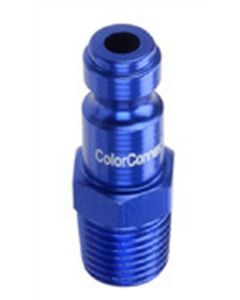 LEGACY 1/4" X1/4" MNPT BLUE 2/PK