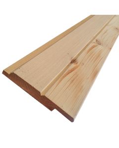 1" X 8" X 14' TIGHT KNOT KILN DRIED CEDAR CHANNEL SIDING