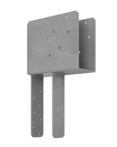 Image of Simpson Strong-Tie 4 In. x 4 In. 7 ga Gray Paint End Column Cap