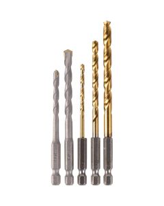 Makita 5pc Hex Shk Drill Bit Set