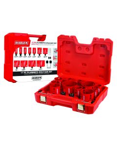 Image of Diablo 17 pc Bi-Metal Hole Saw Set for Plumbers