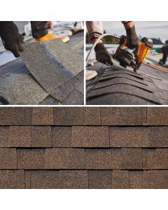 MALARKEY HIGHLANDER FLEXRIDGE ARCHITECTURAL SHINGLE 12" - ANTIQUE BROWN