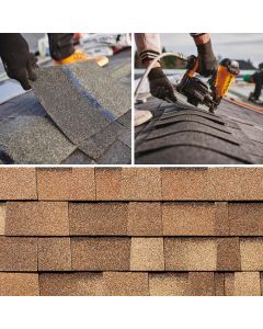 MALARKEY HIGHLANDER FLEXRIDGE ARCHITECTURAL SHINGLE 12" - SIENNA BLEND