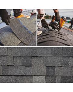 MALARKEY HIGHLANDER FLEXRIDGE ARCHITECTURAL SHINGLE 12" - STORM GREY