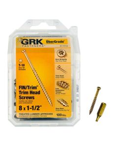 8 X 1-1/2" GRK TRIM HEAD (100)