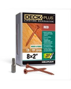 1LB-RED STAR DECK PLUS 8X2