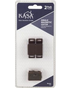 MAGNETIC CATCH BROWN 2pk