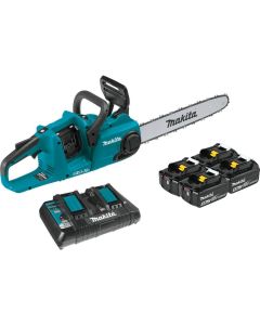 36V (18V X2) LXT® Brushless 16" Chain Saw Kit, 4 ea. BL1850B battery, dual port charger (5.0Ah)