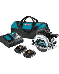 18V LXT® Lithium-Ion Sub-Compact Brushless Cordless 6-1/2” Circular Saw Kit, bag (2.0Ah)