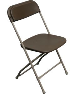 Folding Chairs Dark Brown C600BRW/NTR Rental