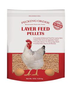 Image of Pecking Order 10 Lb. Layer Feed Pellets