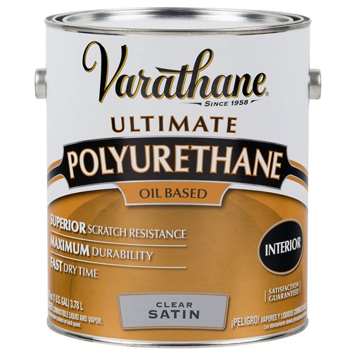 1 Gal Rust-Oleum 9131 Clear Varathane Oil-Based Interior Ultimate Polyurethane, Satin
