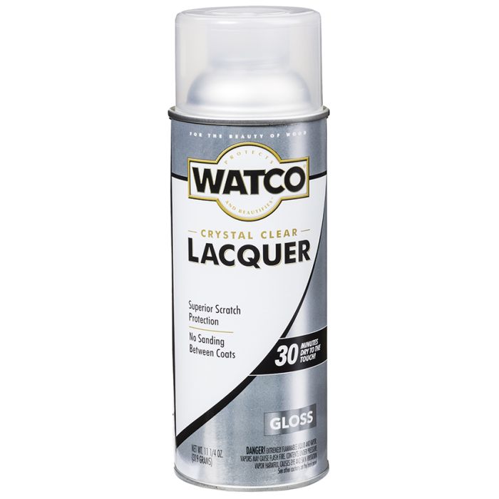 11.25 Oz Rust-Oleum 63081 Clear Watco Lacquer Spray, Gloss