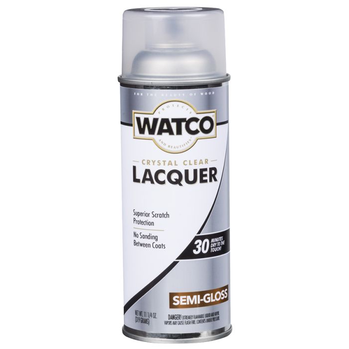 11.25 Oz Rust-Oleum 63181 Clear Watco Lacquer, Semi-Gloss Spray