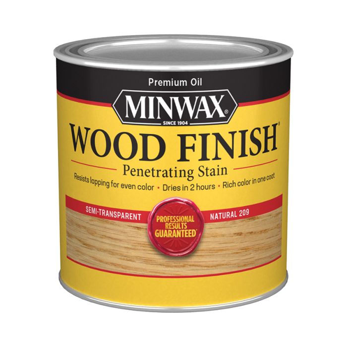 1/2 Pt Minwax 22090 Natural Wood Finish Oil-Based Wood Stain