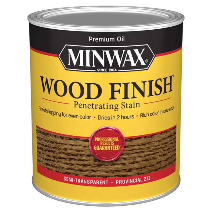 1 Qt Minwax 70002 Provincial Wood Finish Oil-Based Wood Stain