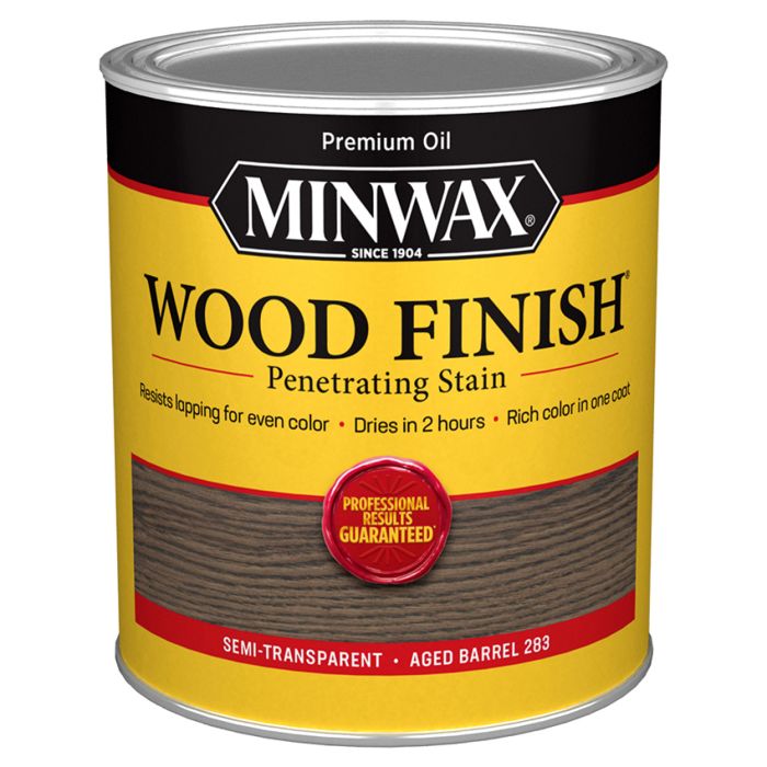 1 Qt Minwax 701054444 Aged Barrel Wood Finish Oil-Based Wood Stain
