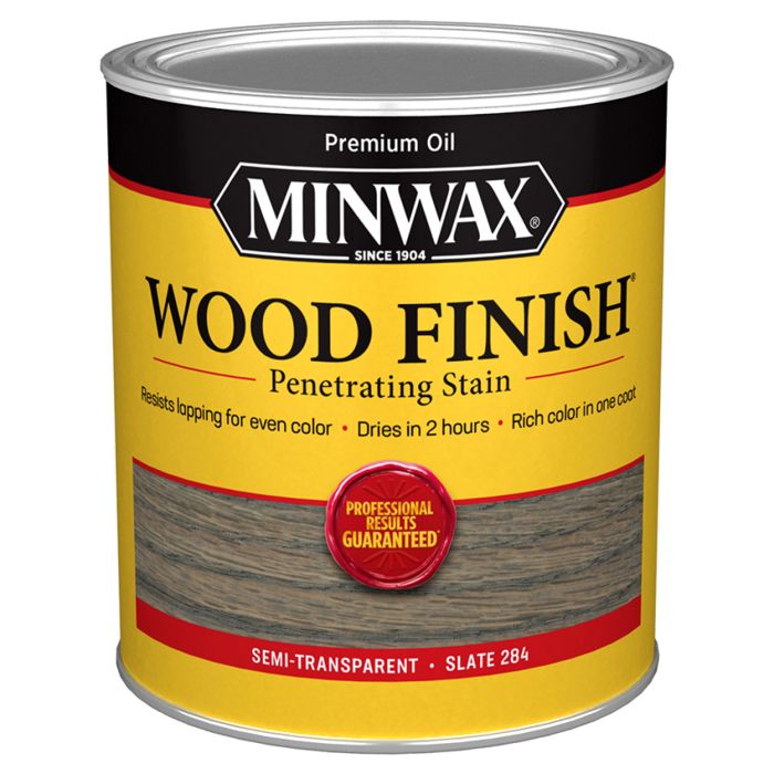 1 Qt Minwax 701064444 Slate Wood Finish Oil-Based Wood Stain