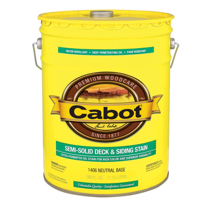 Image of 5GL CABOT DECKING STAIN OIL 1406